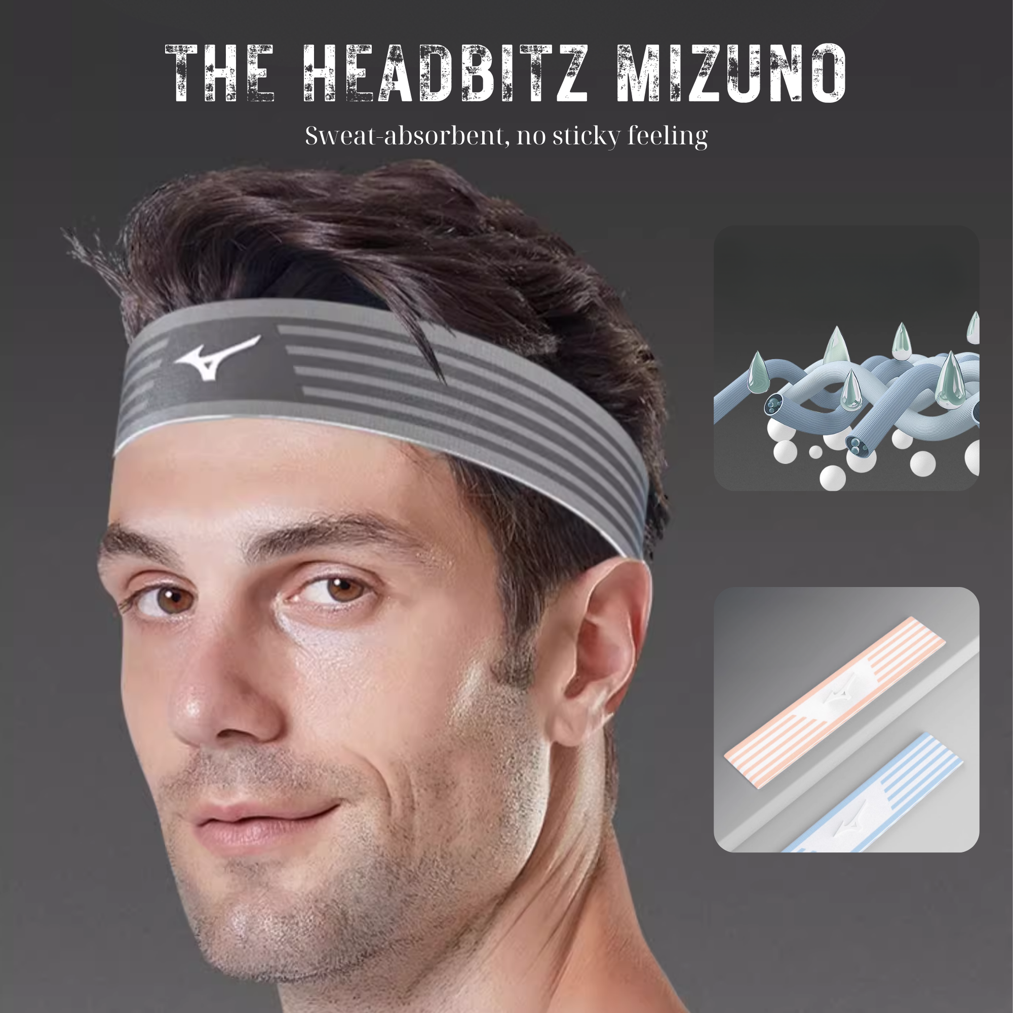 Băng đô The HeadBitz Mizuno - Hình ảnh 1