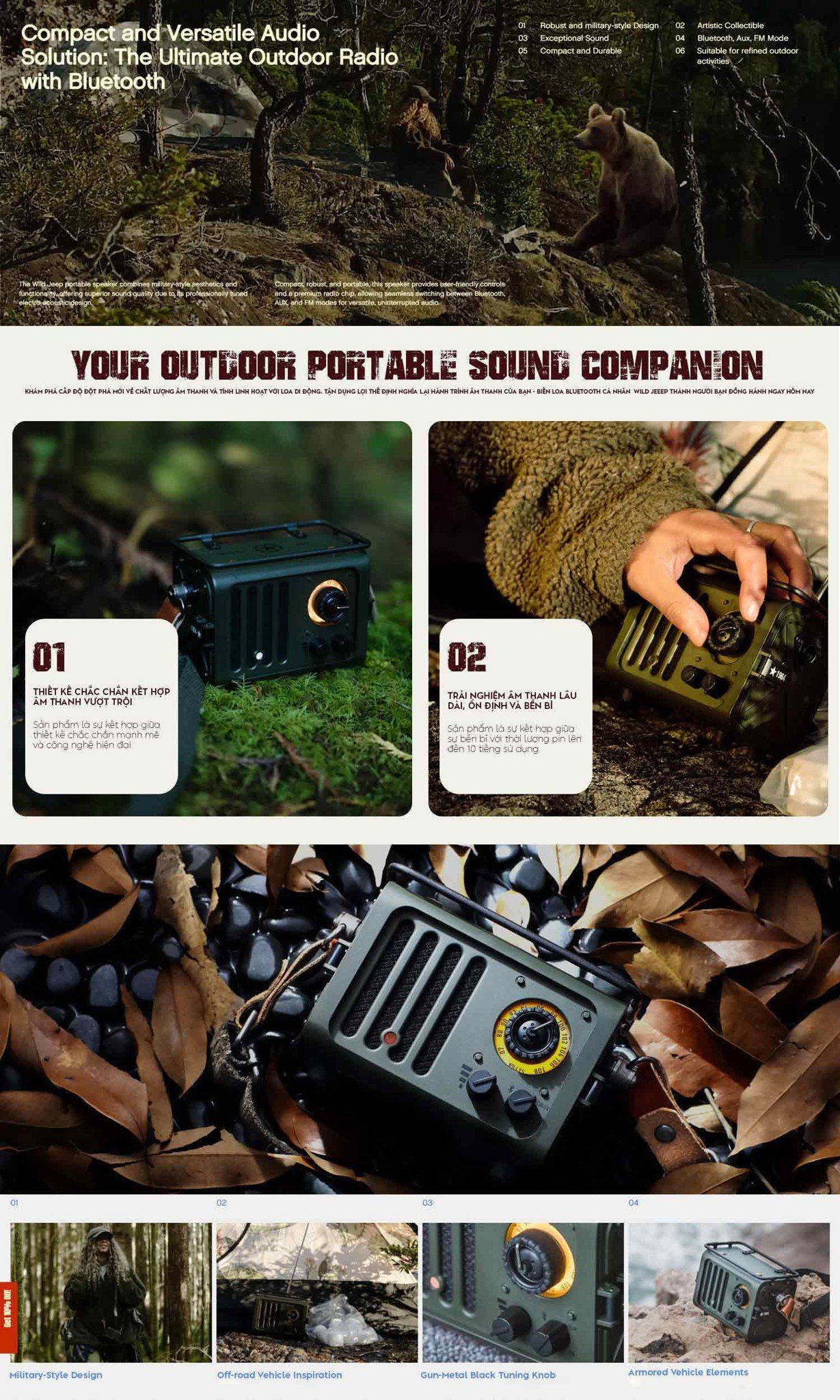 Loa Bluetooth The Wild Jeep