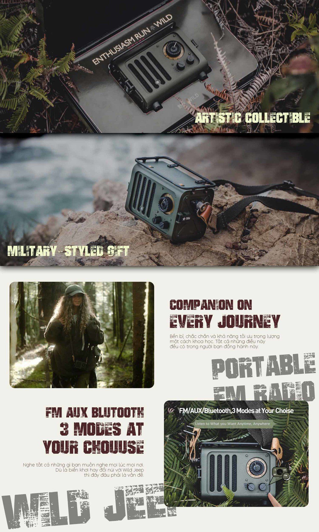 Loa Bluetooth The Wild Jeep