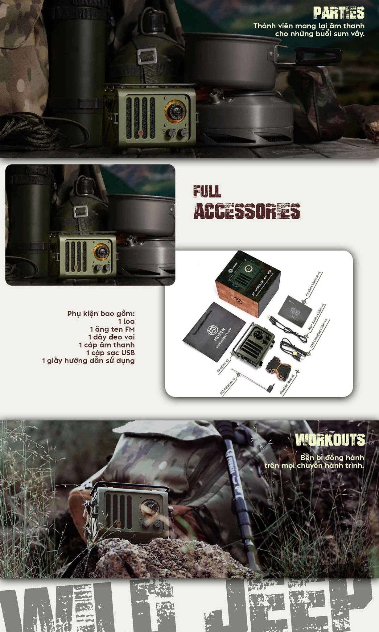 Loa Bluetooth The Wild Jeep