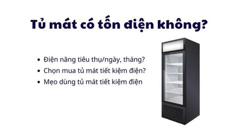 Tủ Mát Có Tốn Điện Không? Bí Quyết Chọn Và Sử Dụng Tiết Kiệm Điện