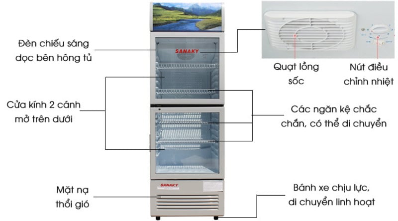 Cấu tạo tủ mát