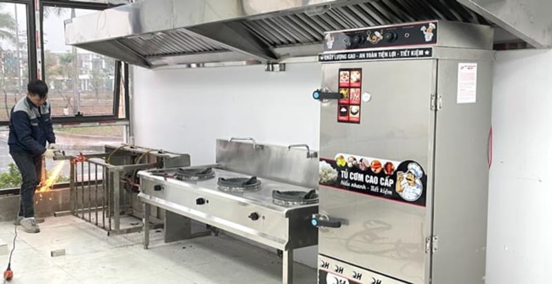 Lắp đặt bếp á