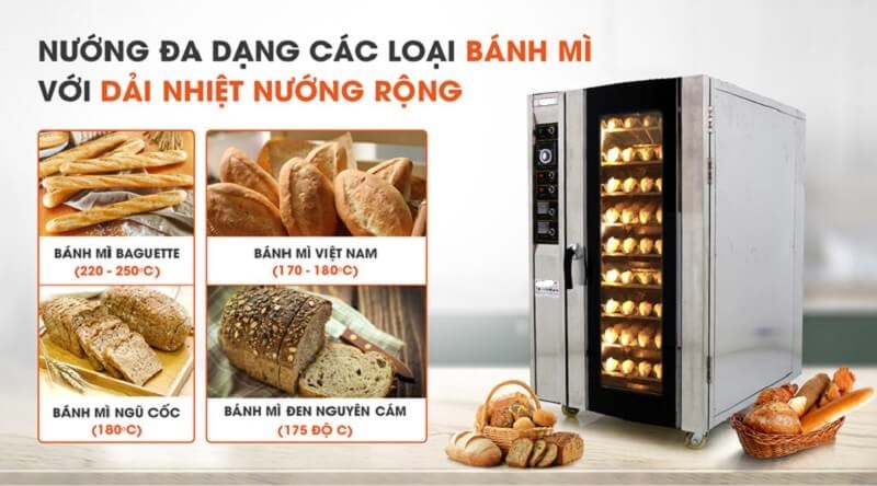 lò nướng đối lưu công nghiệp