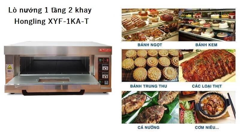 Lò nướng 1 tầng 2 khay Hongling XYF-1KA-T