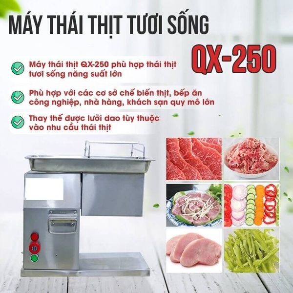 Quá trình cắt thịt nhanh chóng với công suất mạnh mẽ