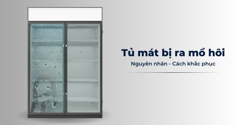 Tủ mát bị mờ kính