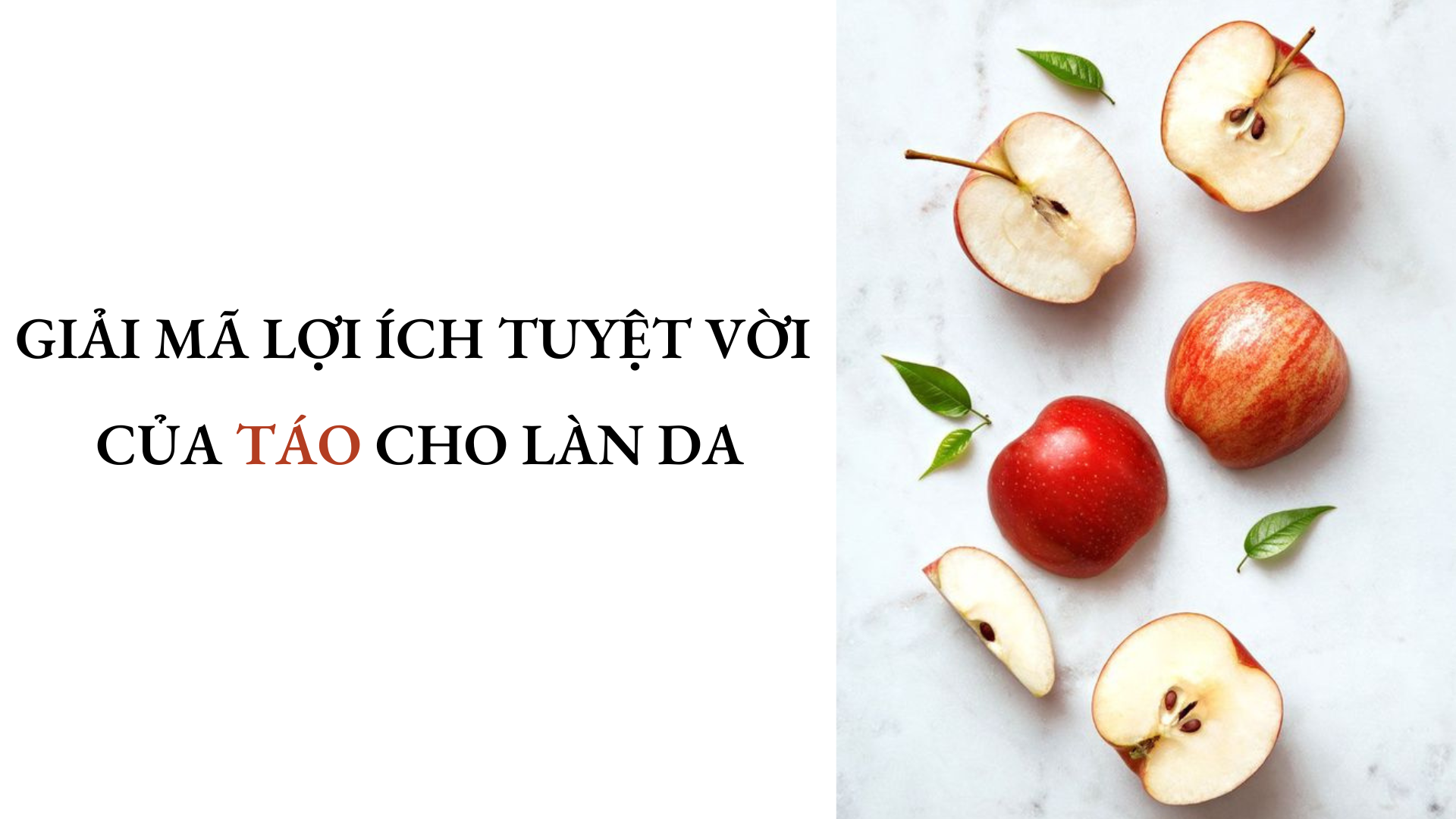 Giải Mã Lợi Ích Tuyệt Vời Của Nước Chiết Xuất Táo Cho Làn Da