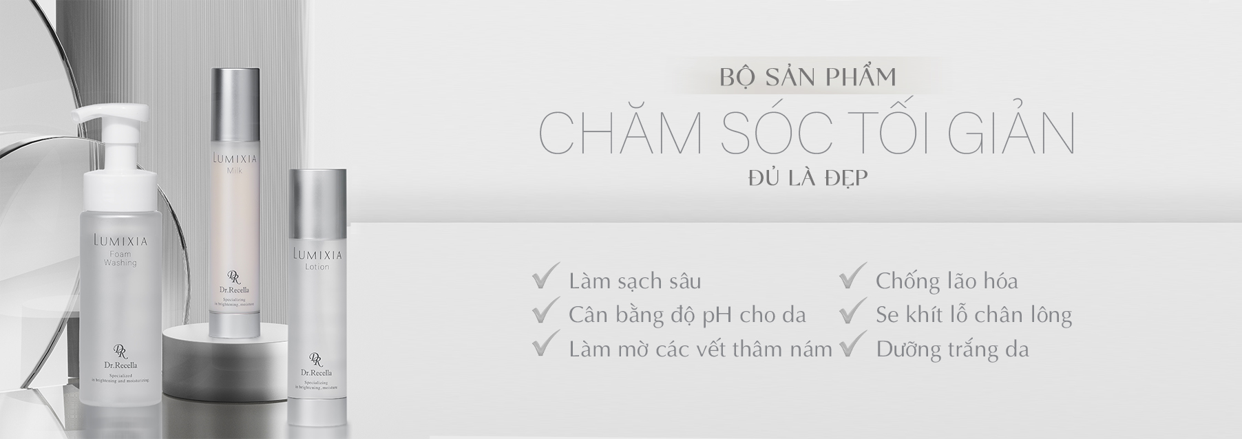 Bộ LUMIXIA Chăm sóc tối giản
