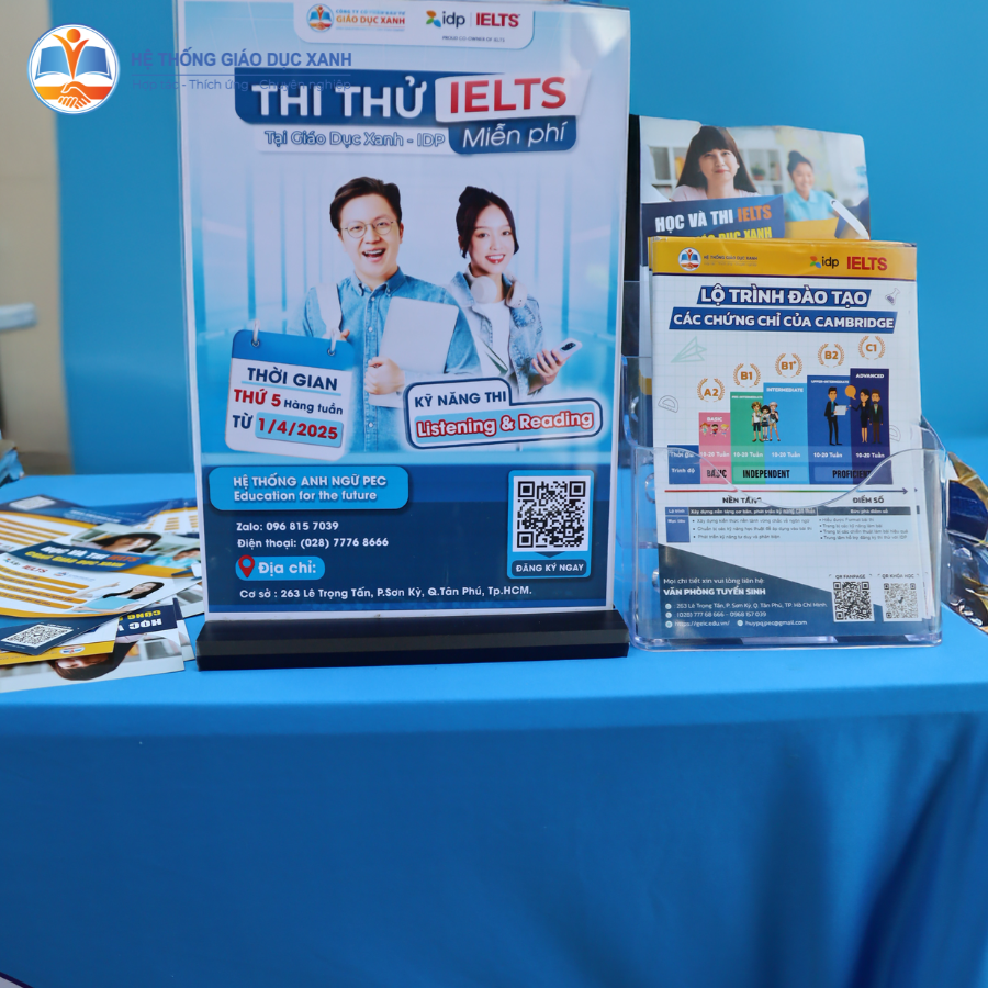 IELTS Giáo Dục Xanh - Sôi động cùng Ngày Thi Đánh Giá Năng Lực Tại HUIT