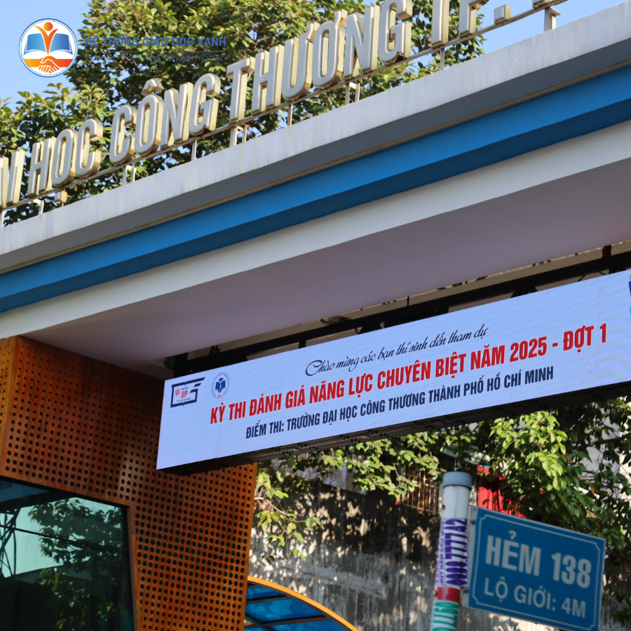 IELTS GIÁO DỤC XANH ĐỒNG HÀNH CÙNG CÁC BẠN THÍ SINH TẠI KỲ THI ĐGNL CHUYÊN BIỆT 2025 ĐỢT 1 TẠI HUIT