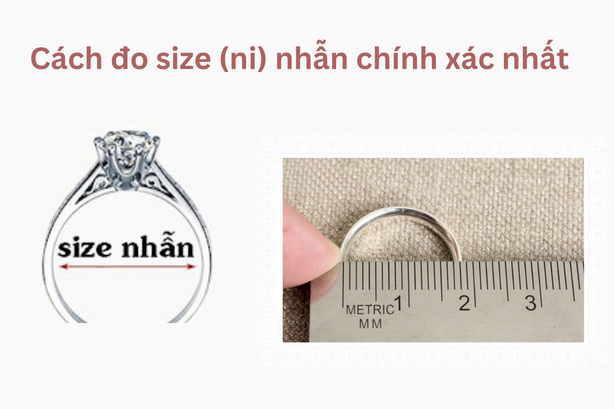 Hướng dẫn cách đo size nhẫn (Ni nhẫn) CHÍNH XÁC NHẤT 2025 – Hanoij