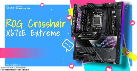 Fan đội đỏ chọn ngay ASUS ROG Crosshair X670E Extreme