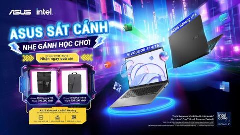 Chương Trình Khuyến Mãi ASUS: Tặng Ba-lô Cao Cấp Cho Sinh Viên Mùa Tựu Trường 2025