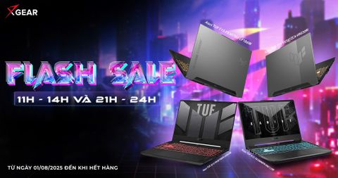 Chương trình khuyến mãi ASUS Flash Sale - Giờ Vàng Deal Chớp Nhoáng