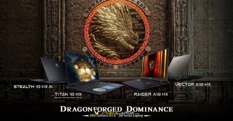 Loạt laptop mới của MSI trang bị NVIDIA GeForce RTX 50 Series tại CES 2025