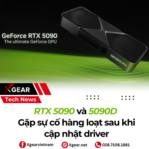 NVIDIA RTX 5090 và 5090D Gặp Sự Cố Hàng Loạt Sau Khi Cập Nhật Driver