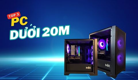 Top 3 PC dưới 20 triệu đồ họa, gaming nên mua tại Xgear