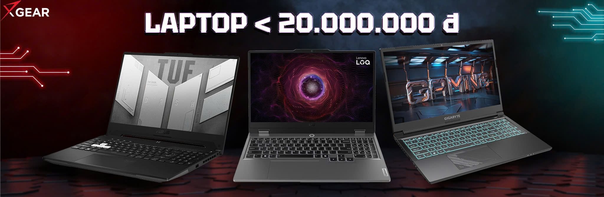 Laptop dưới 20 triệu