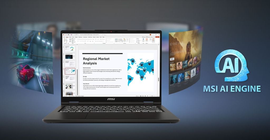 Laptop MSI Venture 14 AI A1MG 005VN cho dân kế toán