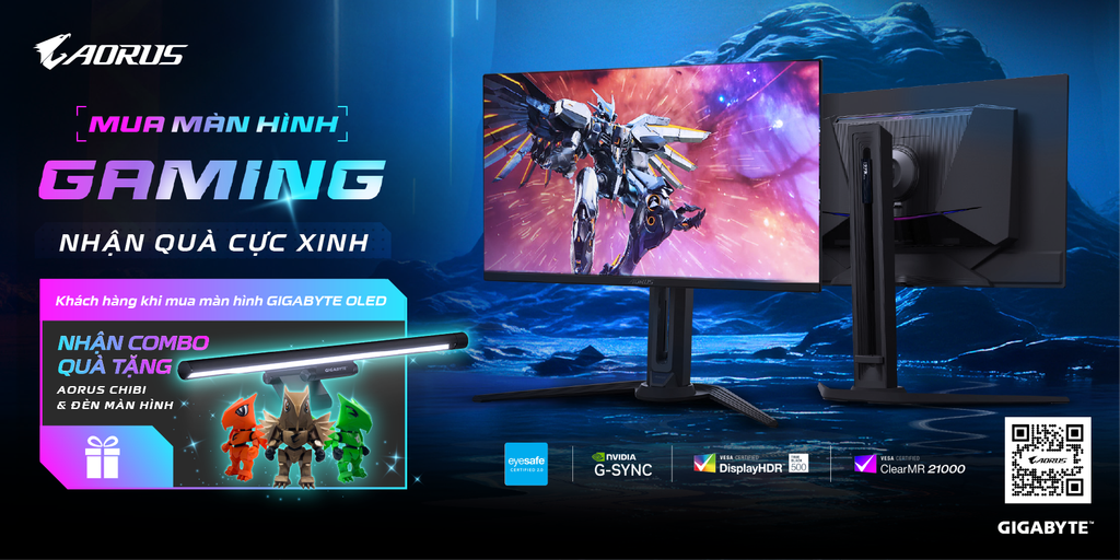 khuyến mãi mua màn hình GIGABYTE OLED