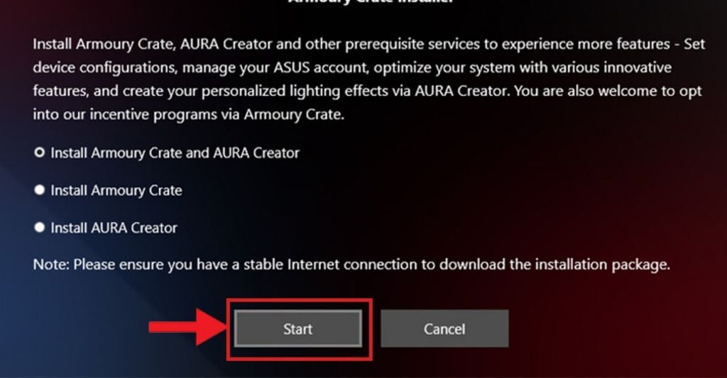 Hướng dẫn cách cài đặt Armoury Crate