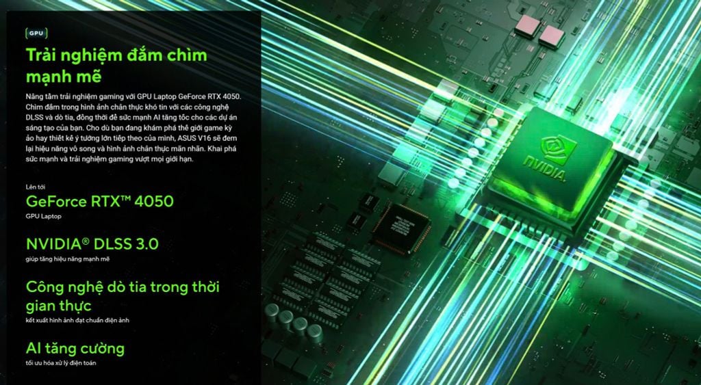Card đồ hoạ Laptop Gaming ASUS AI V16 K3607VU-RP280W