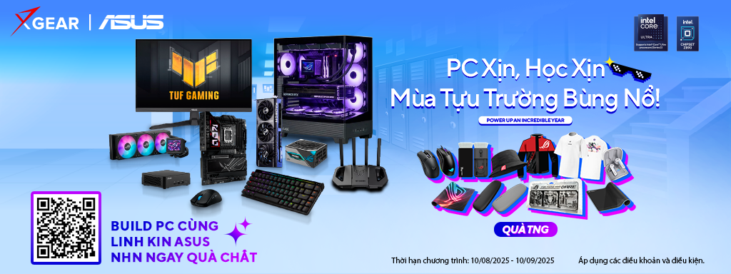 Khuyến mãi ASUS ROG mùa tựu trường 2025