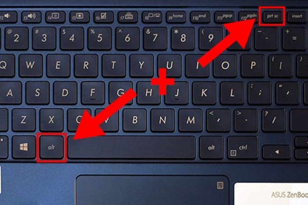cách chụp ảnh màn hình máy tính laptop ASUS bằng tổ hợp phím