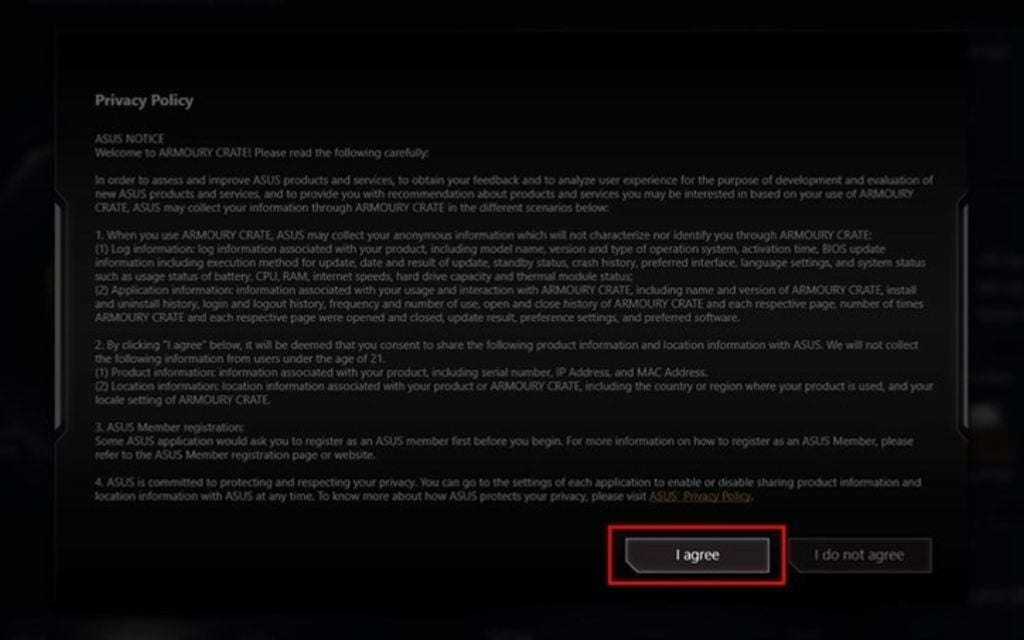 Cách chỉnh đèn bàn phím laptop ASUS TUF Gaming
