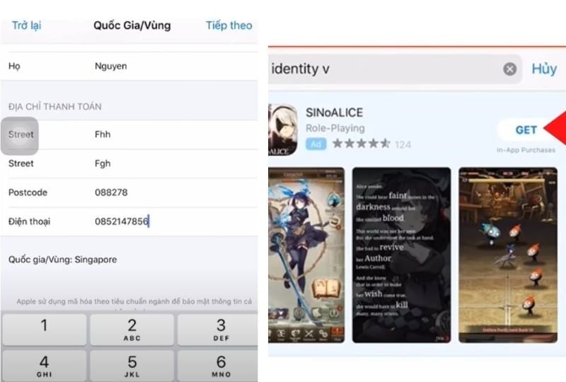 cách tải identity v cho điện thoại