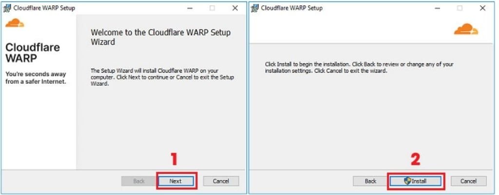 Cài đặt Cloudflare WARP về máy tính
