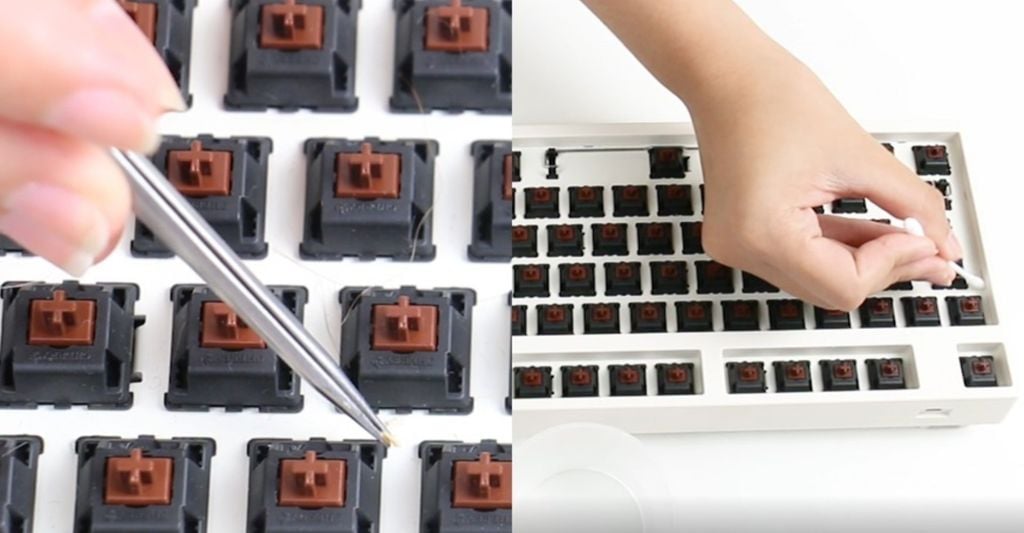 cách vệ sinh bàn phím Cherry&nbsp;Switch