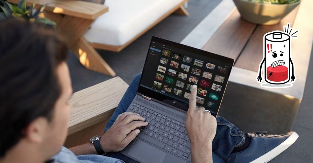 pin laptop màn hình cảm ứng dễ tụt nhanh hơn