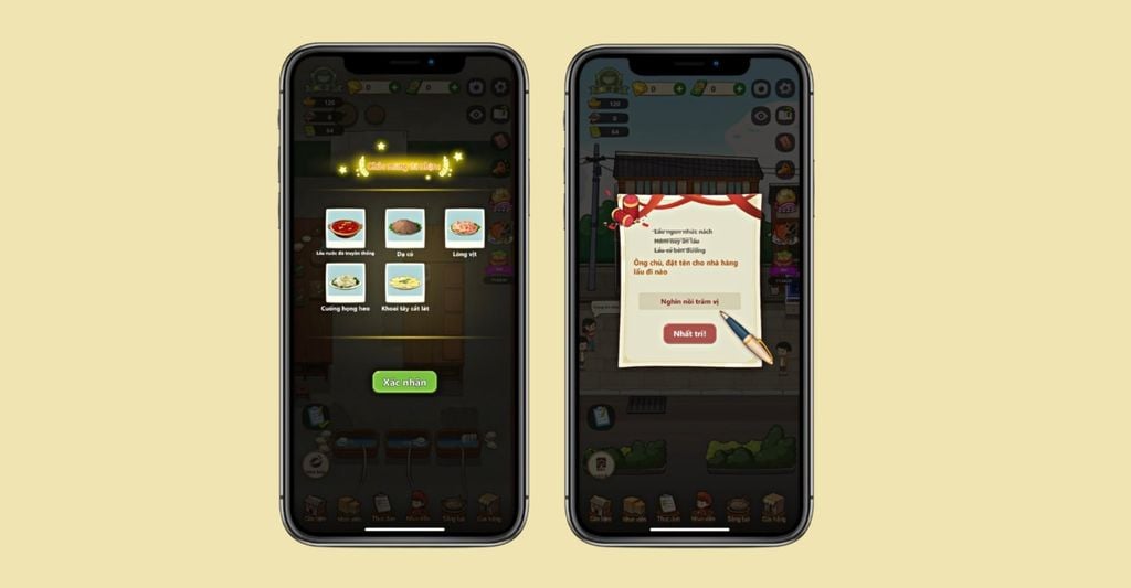 tạo tên cửa hàng trong game tiệm lẩu đường hạnh phúc