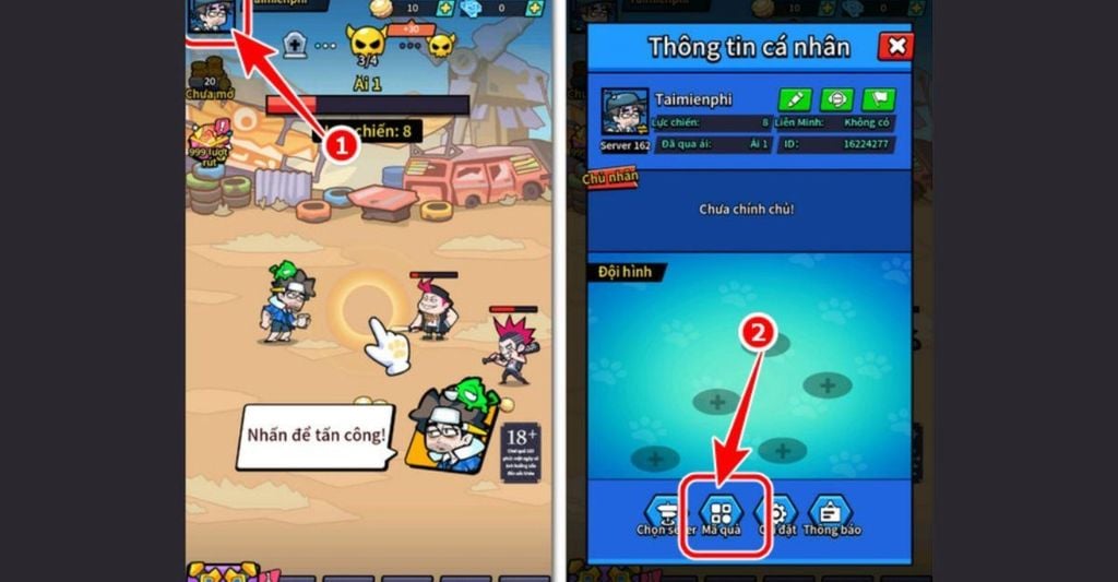 các bước nhập code X Dogs