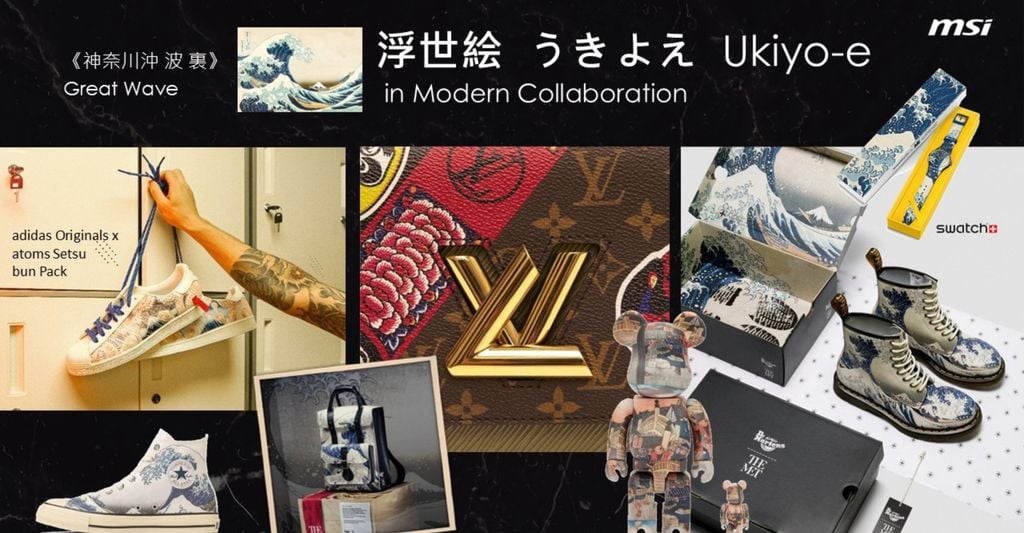 laptop MSI Prestige 13 AI+ Ukiyo-e Edition được lấy cảm hứng từ tác phẩm sóng lừng ngoài khơi Kanagawa