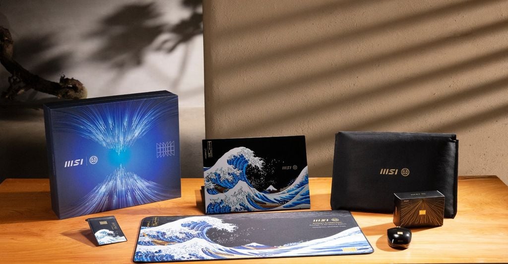 laptop MSI Prestige 13 AI+ Ukiyo-e Edition dự kiến sẽ được ra mắt vào cuối tháng 08 năm 2025