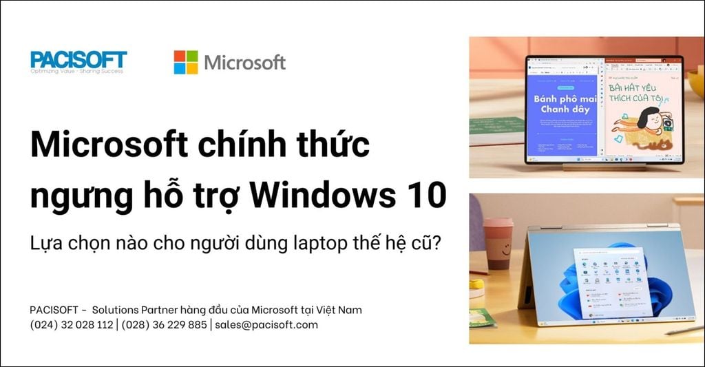 tương lai của những laptop chạy windows 10 cũ
