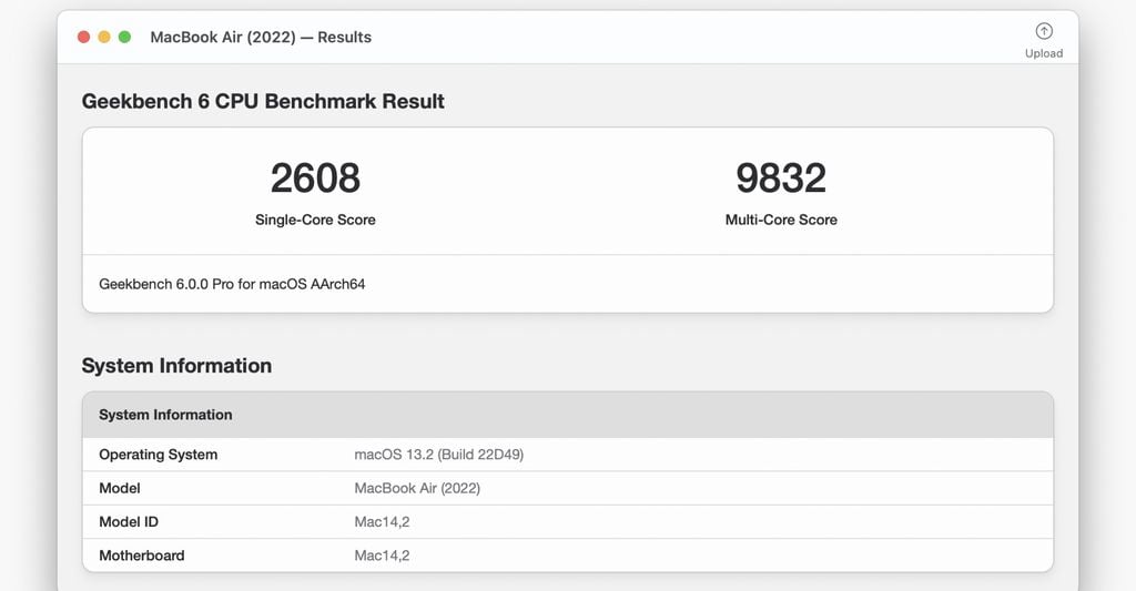 ý nghĩa của điểm Geekbench