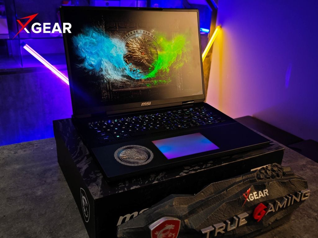 Xgear Laptop Gaming MSI Titan 18HX AI A2XWJG 034VN Dragon Edition Norse Myth