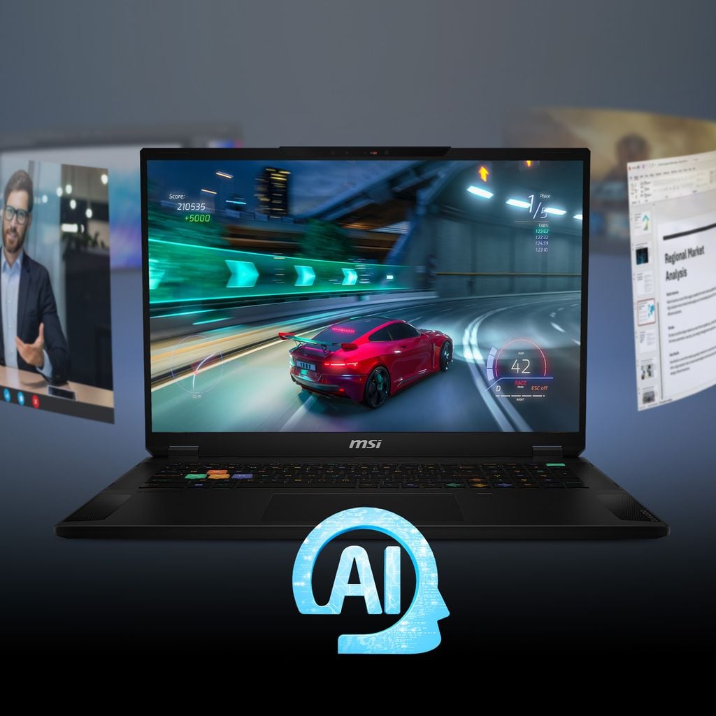 Laptop Gaming MSI Stealth 18 HX AI A2XWJG 073VN là laptop mạnh trên 100 triệu
