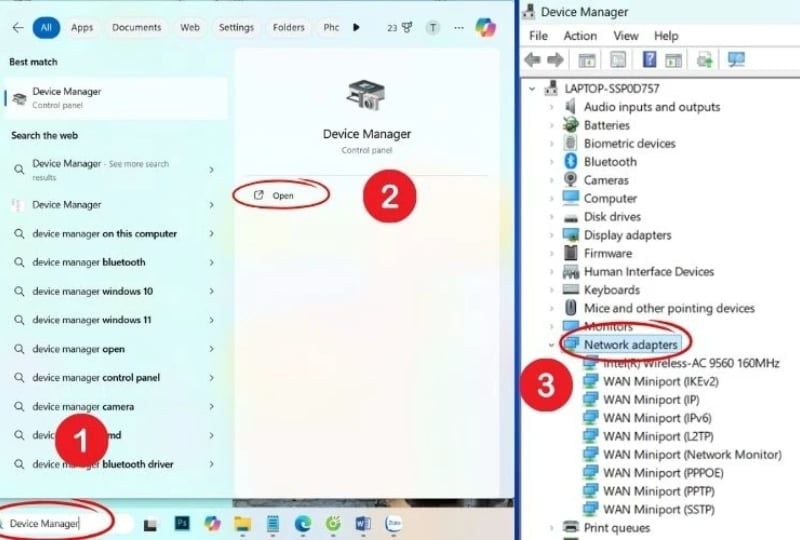 cài driver WiFi