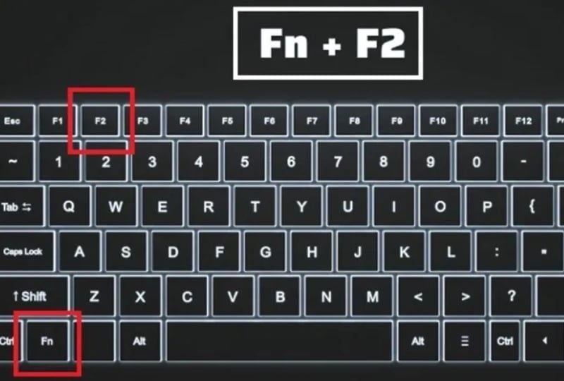 mở wifi laptop Asus bằng phím tắt
