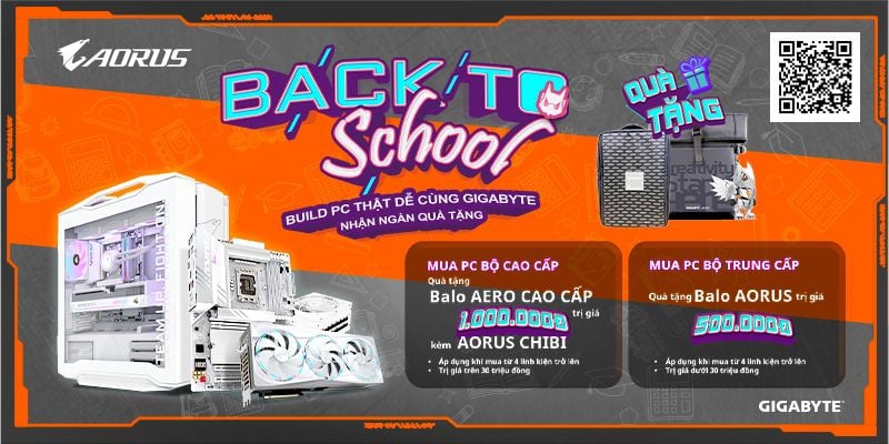 Chương trình BACK TO SCHOOL 2025 - Build PC Thật Dễ Cùng GIGABYTE