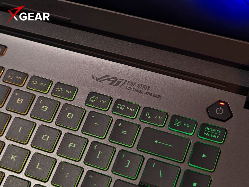 Laptop ASUS ROG Strix G16 có bàn phím RGB 4 vùng tích hợp copilot AI