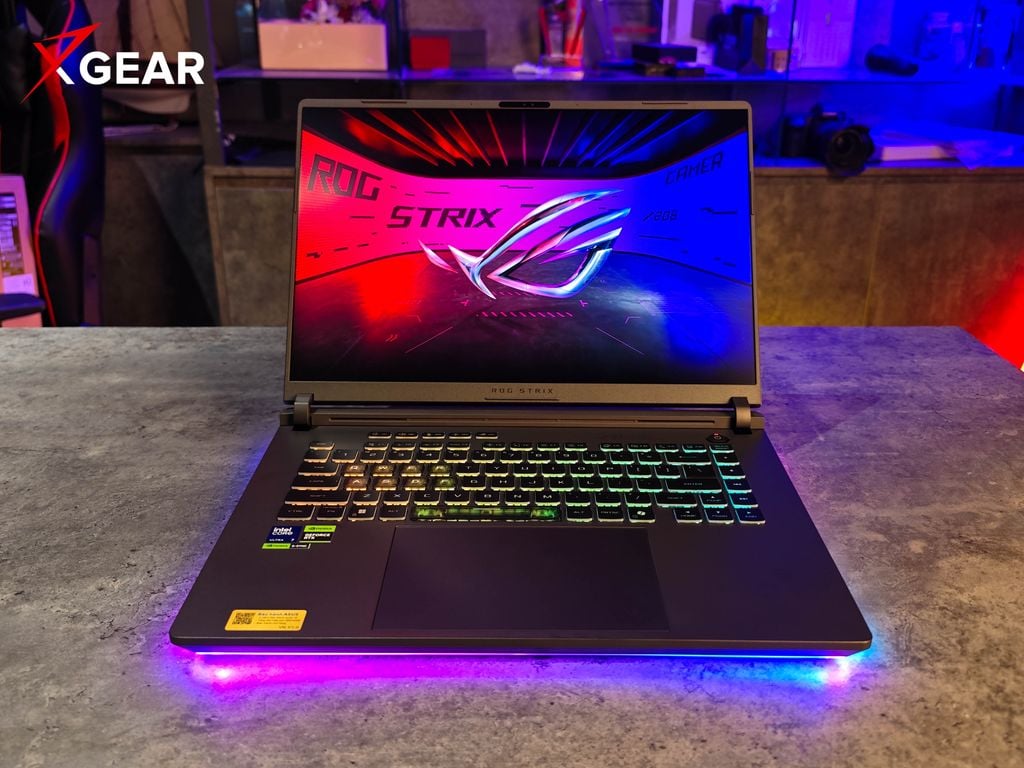 hiệu năng laptop asus rogstrix g16 vượt trội