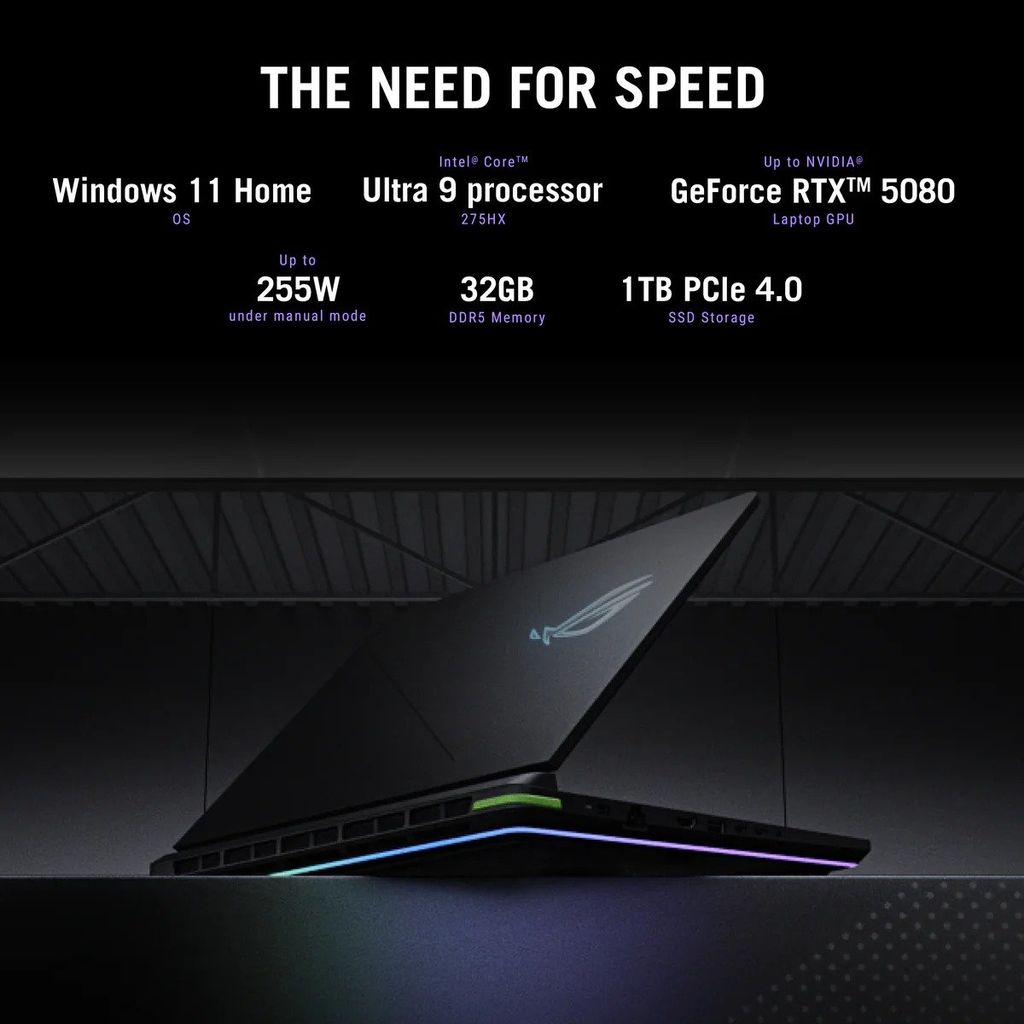 Laptop ASUS ROG Strix G16 G615LW-S5219W hiệu năng mạnh cân được mọi tác vụ