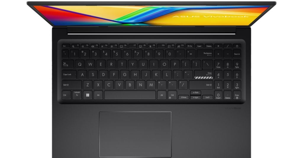 Laptop ASUS Vivobook 16X K3605VC-RP521W bàn phím tích hợp bàn phím số, đèn nền tối ưu cho các công việc văn phòng