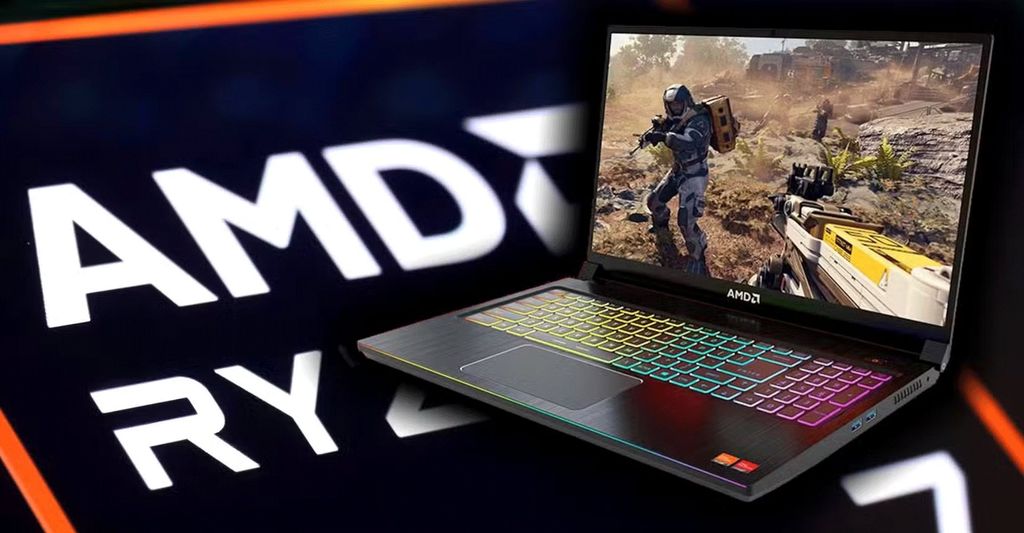 laptop cpu amd có hiệu năng chơi game mạnh mẽ